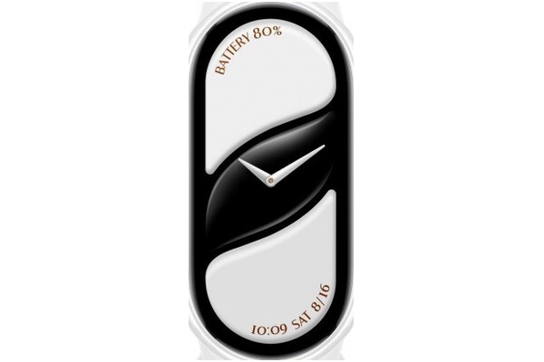 Smartwatch Xiaomi Mi Band 1.70" biały