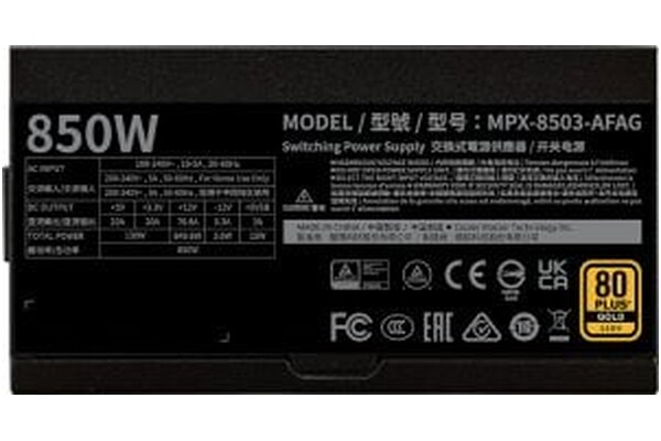 COOLER MASTER MPX-8503-AFAG-2EBEU GX II 850W ATX