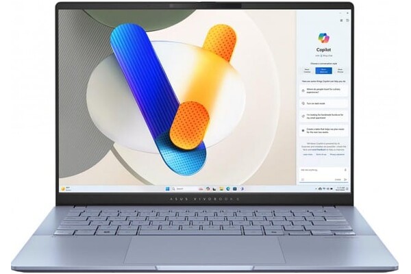 Laptop ASUS Vivobook S14 14.0" Intel Core Ultra 7 258V Intel Arc 32GB 1TB SSD Windows 11 Home niebieski