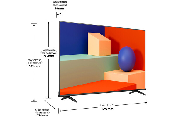 Telewizor Hisense 58A6K 58" 4K Ultra HD