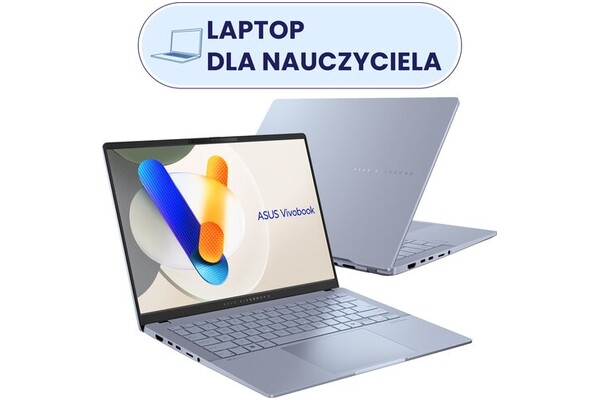 Laptop ASUS Vivobook S14 14.0" Intel Core Ultra 7 258V Intel Arc 140V 16GB 512GB SSD Windows 11 Home niebieski