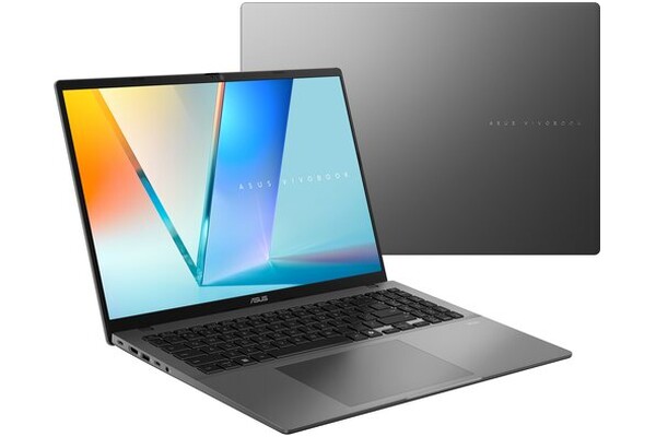 Laptop ASUS Vivobook S16 16.0" Intel Core Ultra 7 255H Intel Arc 140T 16GB 1TB SSD Windows 11 Home szary