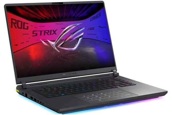 Laptop ASUS ROG Strix G16 16.0" Intel Core Ultra 7 255HX NVIDIA GeForce RTX 5070 Ti 32GB 2TB SSD Windows 11 Home szary