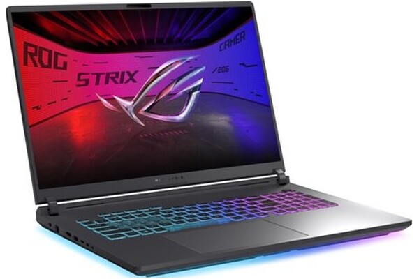 Laptop ASUS ROG Strix G18 18.0" Intel Core Ultra 9 275HX NVIDIA GeForce RTX 5070 Ti 32GB 2TB SSD Windows 11 Home szary