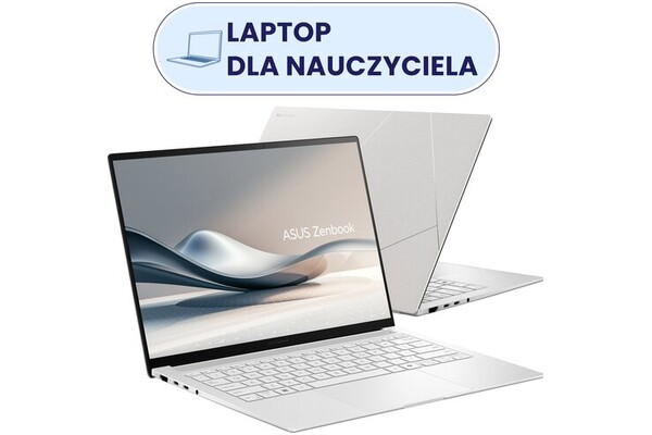 Laptop ASUS ZenBook S14 14.0" Intel Core Ultra 5 226V Intel Arc 130V 16GB 1TB SSD Windows 11 Home biały