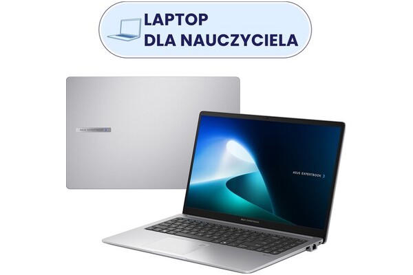 Laptop ASUS ExpertBook P1 15.6" Intel Core i5 13420H INTEL UHD 16GB 512GB SSD Windows 11 Home szary
