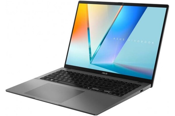 Laptop ASUS Vivobook S16 16.0" Intel Core Ultra 7 255H INTEL UHD 16GB 1TB SSD Windows 11 Home szary