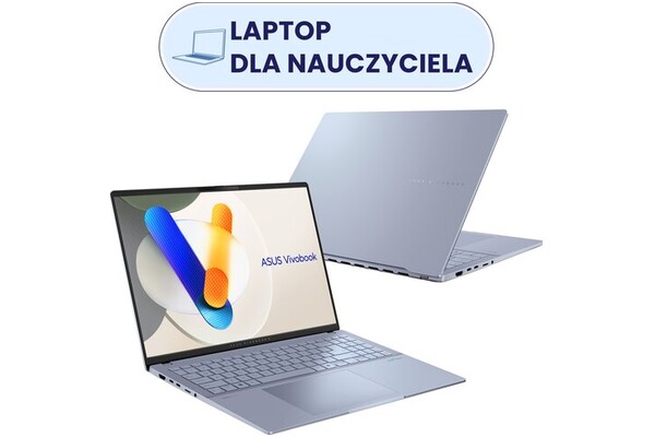 Laptop ASUS Vivobook S16 16.0" Intel Core Ultra 5 225H Intel Arc 130T 32GB 512GB SSD Windows 11 Home niebieski