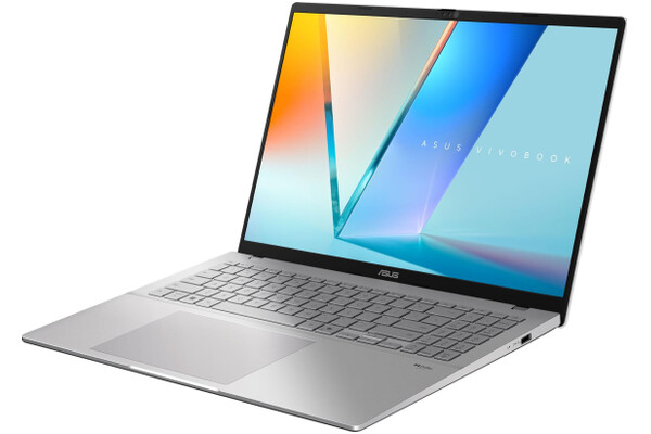 Laptop ASUS Vivobook S16 16.0" AMD Ryzen 7 260 AMD Radeon 16GB 1TB SSD M.2 Windows 11 Home srebrny