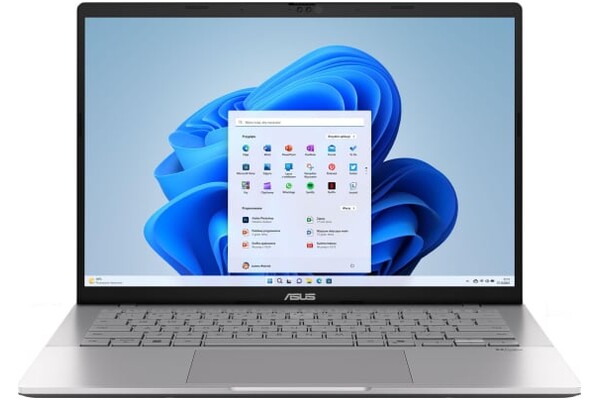 Laptop ASUS Vivobook S14 14.0" AMD Ryzen 5 220 AMD Radeon 16GB 1TB SSD M.2 Windows 11 Home srebrny