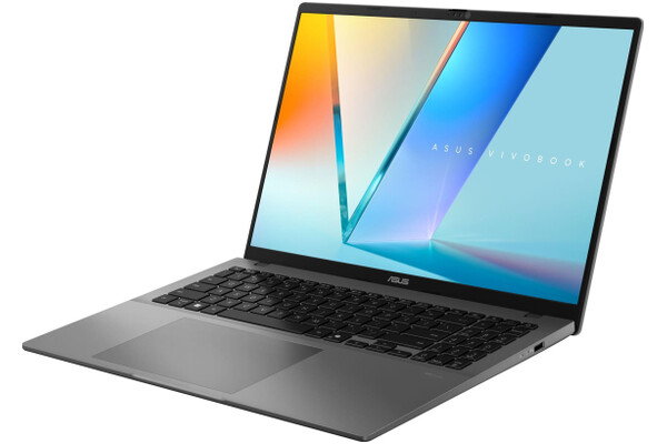 Laptop ASUS Vivobook S16 16.0" AMD Ryzen 7 260 AMD Radeon 780M 32GB 1TB SSD M.2 Windows 11 Home szary