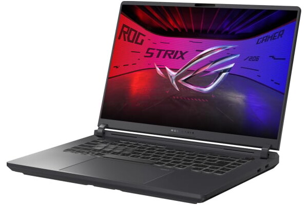 Laptop ASUS ROG Strix G16 16.0" Intel Core Ultra 7 255HX NVIDIA GeForce RTX 5070 Ti 4GB 1TB SSD M.2 Windows 11 Home grafitowy