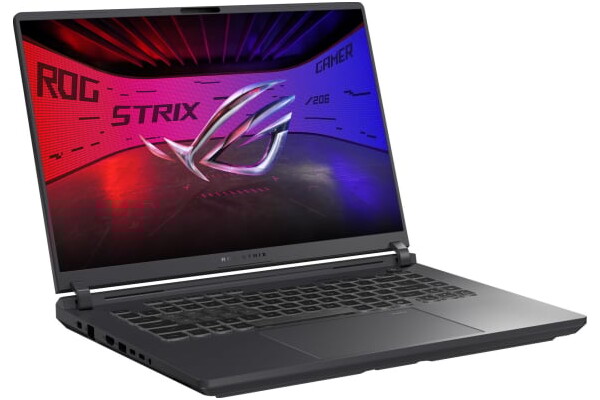 Laptop ASUS ROG Strix G16 16.0" Intel Core Ultra 7 255HX NVIDIA GeForce RTX 5070 Ti 4GB 1TB SSD M.2 Windows 11 Home grafitowy
