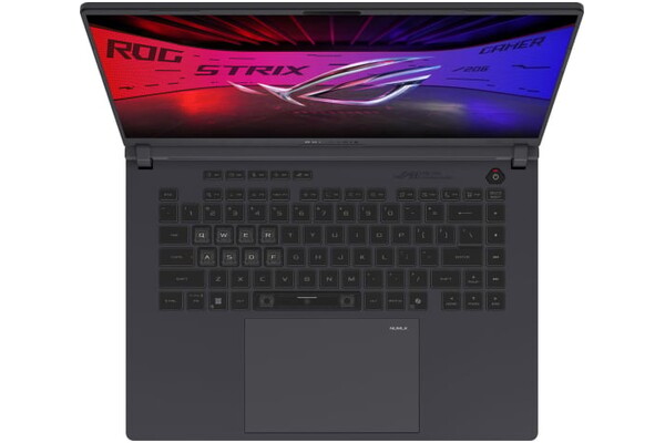 Laptop ASUS ROG Strix G16 16.0" Intel Core Ultra 7 255HX NVIDIA GeForce RTX 5070 Ti 4GB 1TB SSD M.2 Windows 11 Home grafitowy