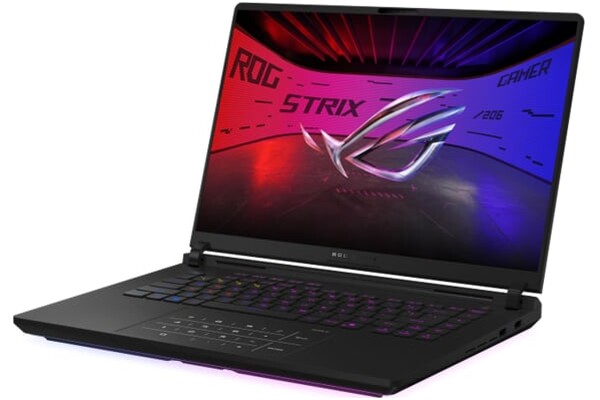 Laptop ASUS ROG Strix SCAR 16 16.0" Intel Core Ultra 9 275HX NVIDIA GeForce RTX 5080 4GB 2TB SSD M.2 Windows 11 Home czarny
