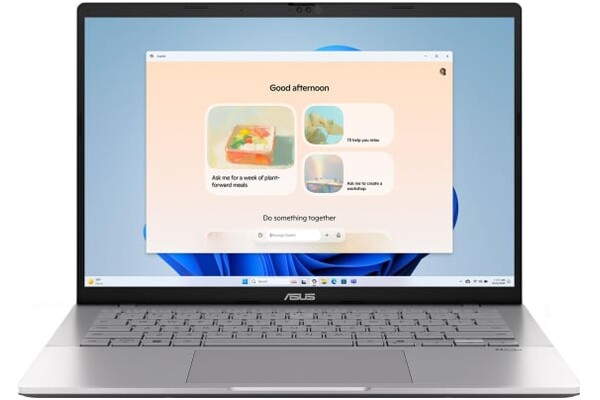 Laptop ASUS Vivobook S14 14.0" Intel Core Ultra 7 255H Intel Arc 16GB 1TB SSD M.2 Windows 11 Home srebrny