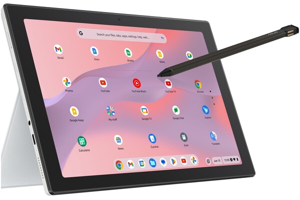 Laptop ASUS Chromebook CL30 10.5" Mediatek Kompanio 520 ARM Mali-G52 2EE MC2 4GB 64GB SSD chrome os srebrny