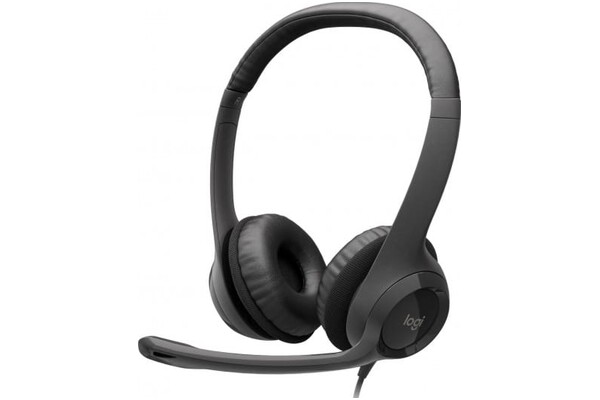 Słuchawki Logitech H390 Nauszne Przewodowe szary