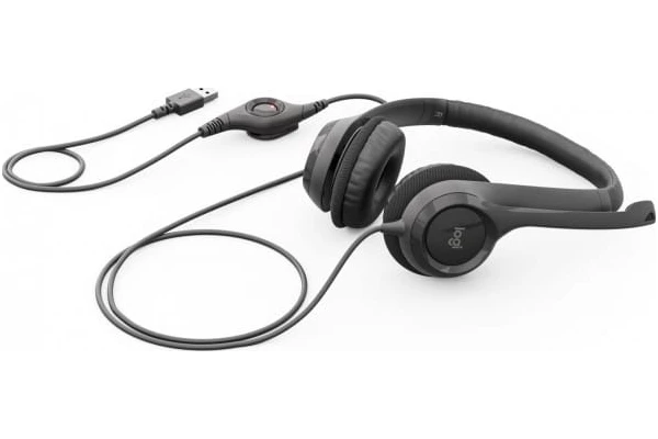 Słuchawki Logitech H390 Nauszne Przewodowe szary