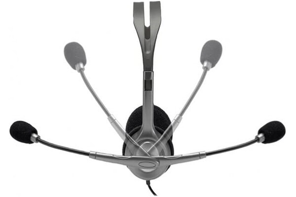 Słuchawki Logitech H111 Nauszne Przewodowe czarno-szary