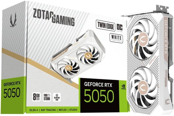 Karta graficzna ZOTAC RTX 5050 Twin Edge White OC 8GB GDDR6