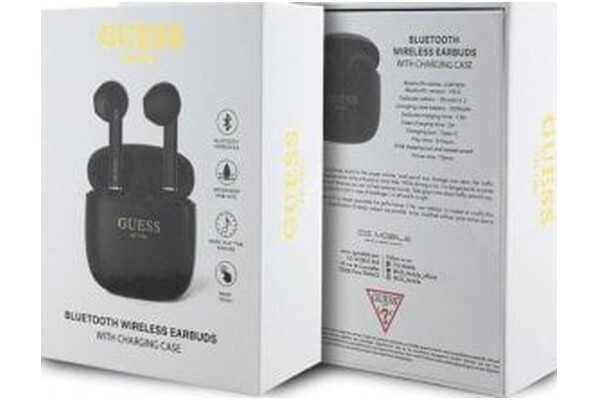 Słuchawki Guess GUE002955 Classic EST Douszne Bezprzewodowe czarny