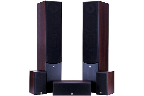 Kolumny Wilson Movix 100W, 5szt., wenge