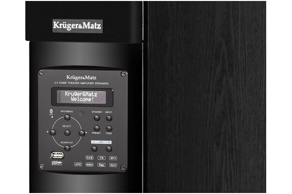 Kolumny Kruger&Matz Journey 120W, 2szt., czarny
