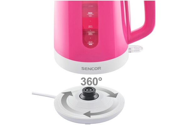 Czajnik elektryczny SENCOR SWK1028RS 1.0l 2200W