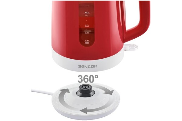 Czajnik elektryczny SENCOR SWK1024RD 1.0l 2200W