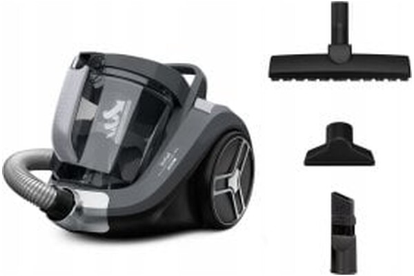 Odkurzacz Tefal TW4B36 Compact Power XXL tradycyjny bezworkowy srebrny