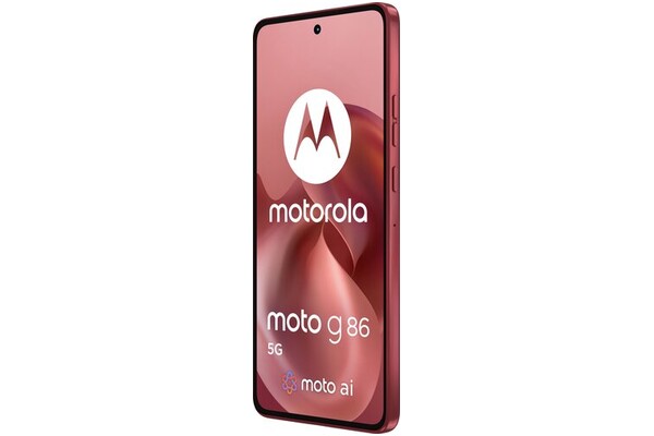 Smartfon Motorola moto g86 5G czerwony 6.67" 8.0GB/256.0GB