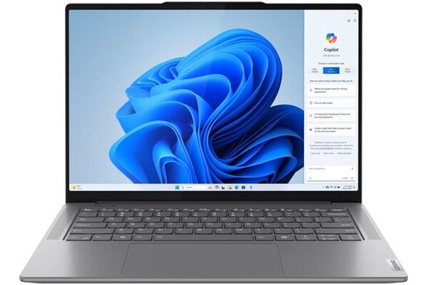 Laptop Lenovo Yoga PRO 7 14.5" AMD Ryzen 7 8845HS NVIDIA GeForce RTX 3050 16GB 1TB SSD Windows 11 Home szary
