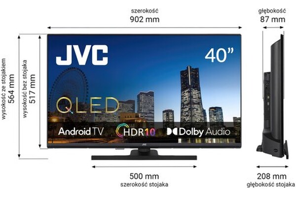 Telewizor JVC LT40VQF540A 40" Full HD