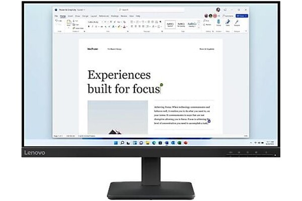Monitor 23.8" Lenovo L24-4E biały