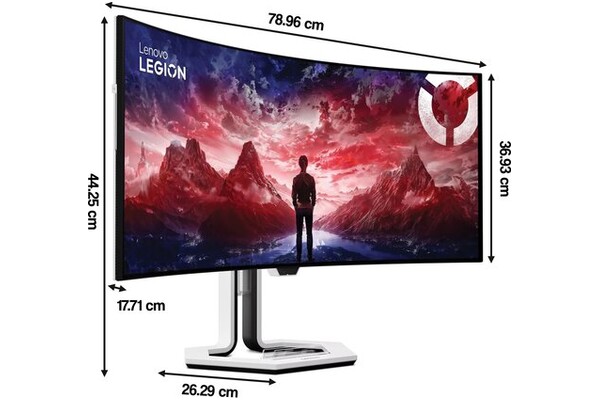 Monitor 33.9" Lenovo Legion biało-czarny