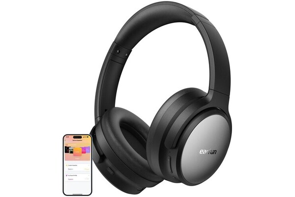 Słuchawki Earfun Tune Pro Nauszne Bezprzewodowe czarny