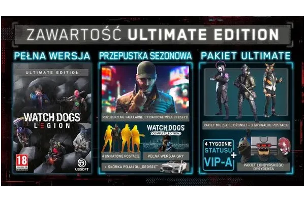 Watch Dogs Legion Edycja Ultimate + figurka Xbox One