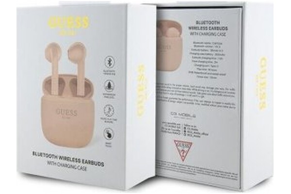 Słuchawki Guess GUE002957 Douszne Bezprzewodowe różowy