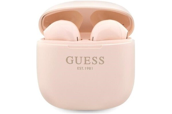 Słuchawki Guess GUE002957 Douszne Bezprzewodowe różowy