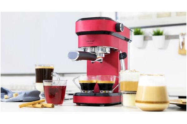 Ekspres Cecotec Cafelizzia 790 kolbowy czerwony