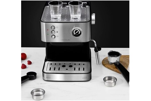Ekspres Cecotec INSTANT-CCINO 20 kolbowy czarno-srebrny