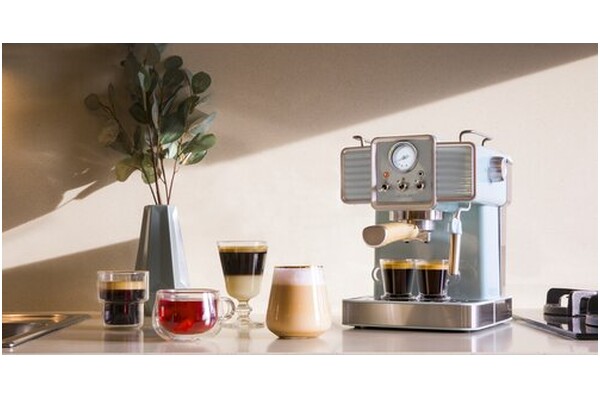 Ekspres Cecotec Espresso 20 kolbowy Niebiesko-srebrny