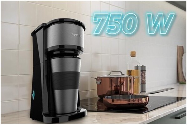 Ekspres Cecotec 66 Przelewowy szaro-czarny