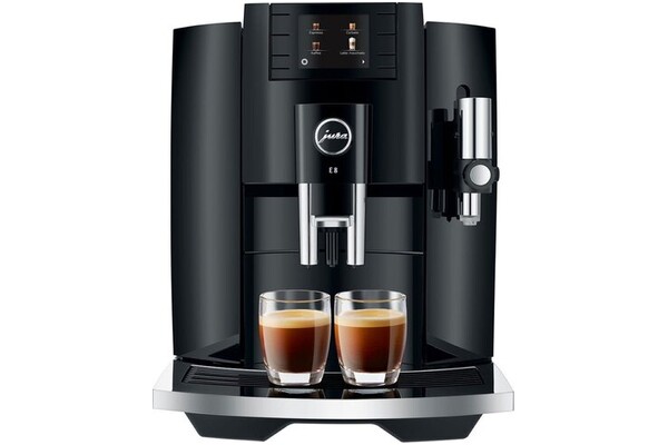 Ekspres JURA Piano Black E8 automatyczny czarny