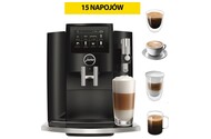 Ekspres JURA Piano Black S8 automatyczny czarno-szary