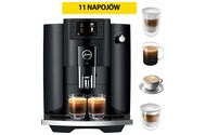 Ekspres JURA Piano Black E6 automatyczny czarny