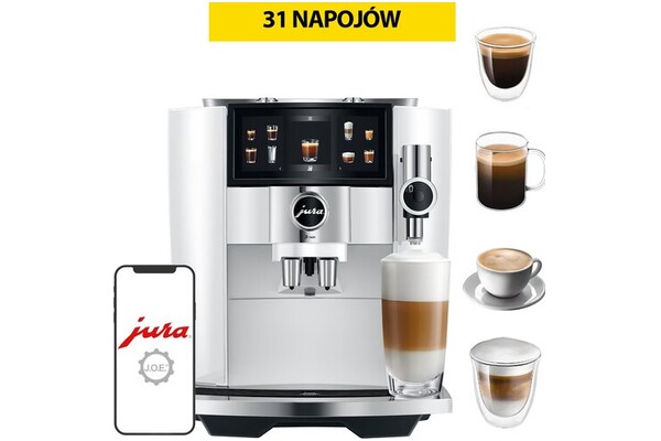 Ekspres JURA Piano White J8 automatyczny biały