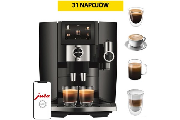 Ekspres JURA Diamond Black J8 automatyczny czarny