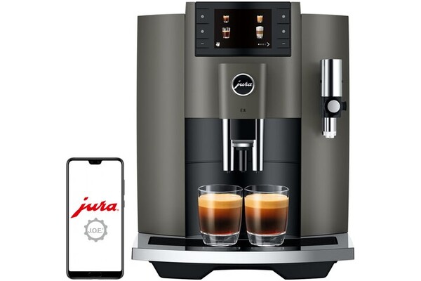 Ekspres JURA Dark Inox E8 automatyczny Czarno-metaliczny